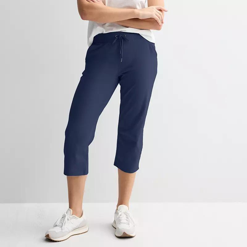 Womens Tek Gear Essential Capris Blue Romance Product Image