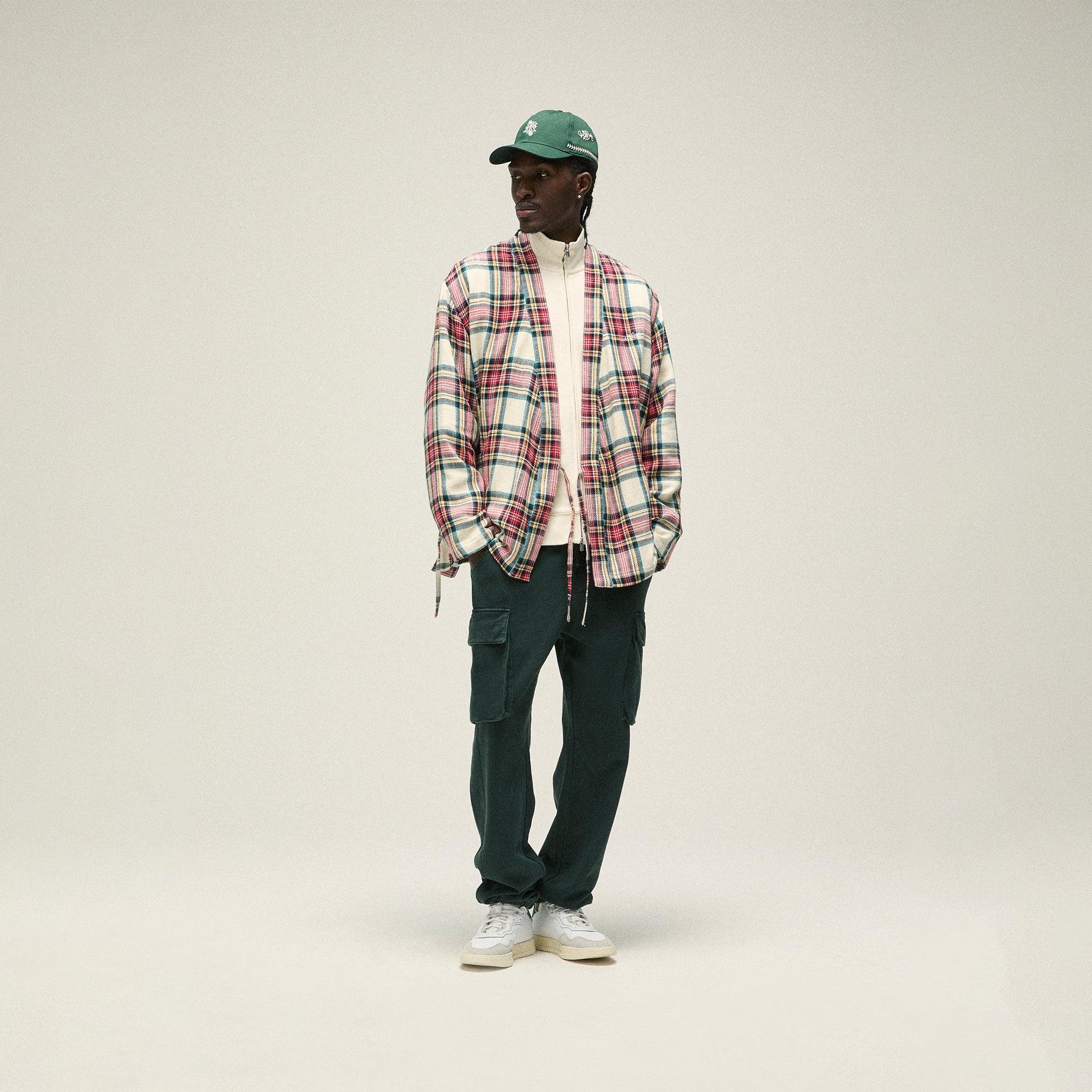 Kith Plaid Karter Long Sleeve Gi - Fame Male Product Image