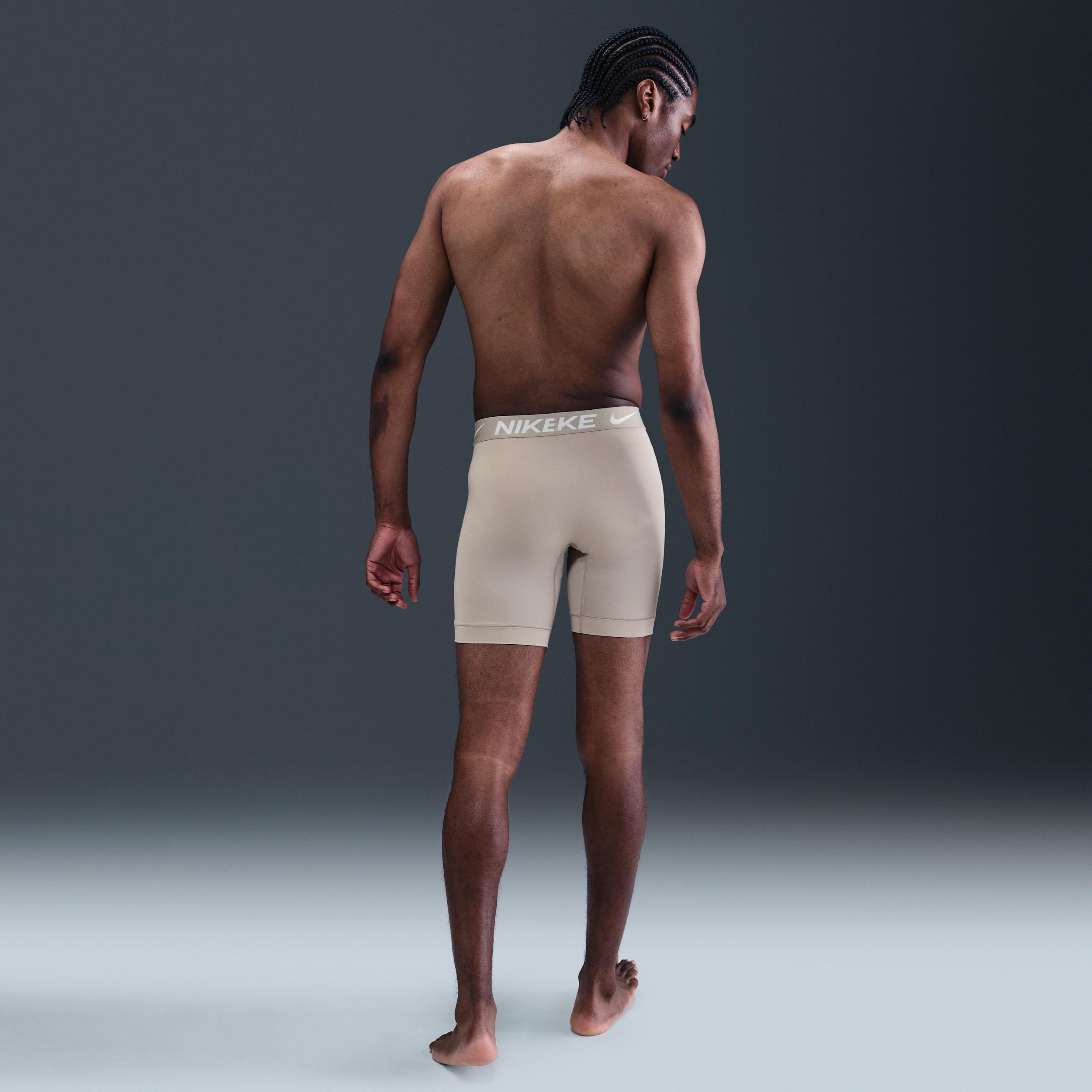 Nike Men's Dri-FIT Essential Micro Long Boxer Briefs (3-Pack) Product Image