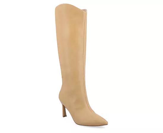 Journee Tru Comfort Foam™ Rehela Women's Knee-High Boots, Size: 11 W Wc, Ivory Product Image