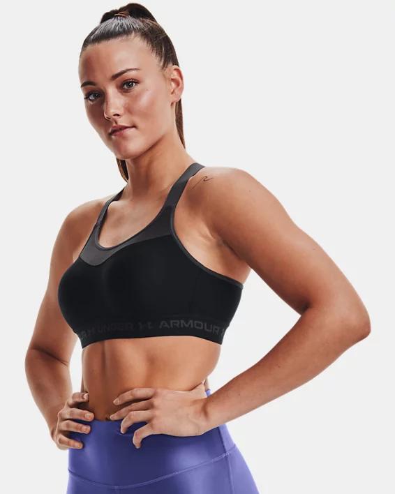 Under Armour High Crossback Sports Bra, Womens Product Image
