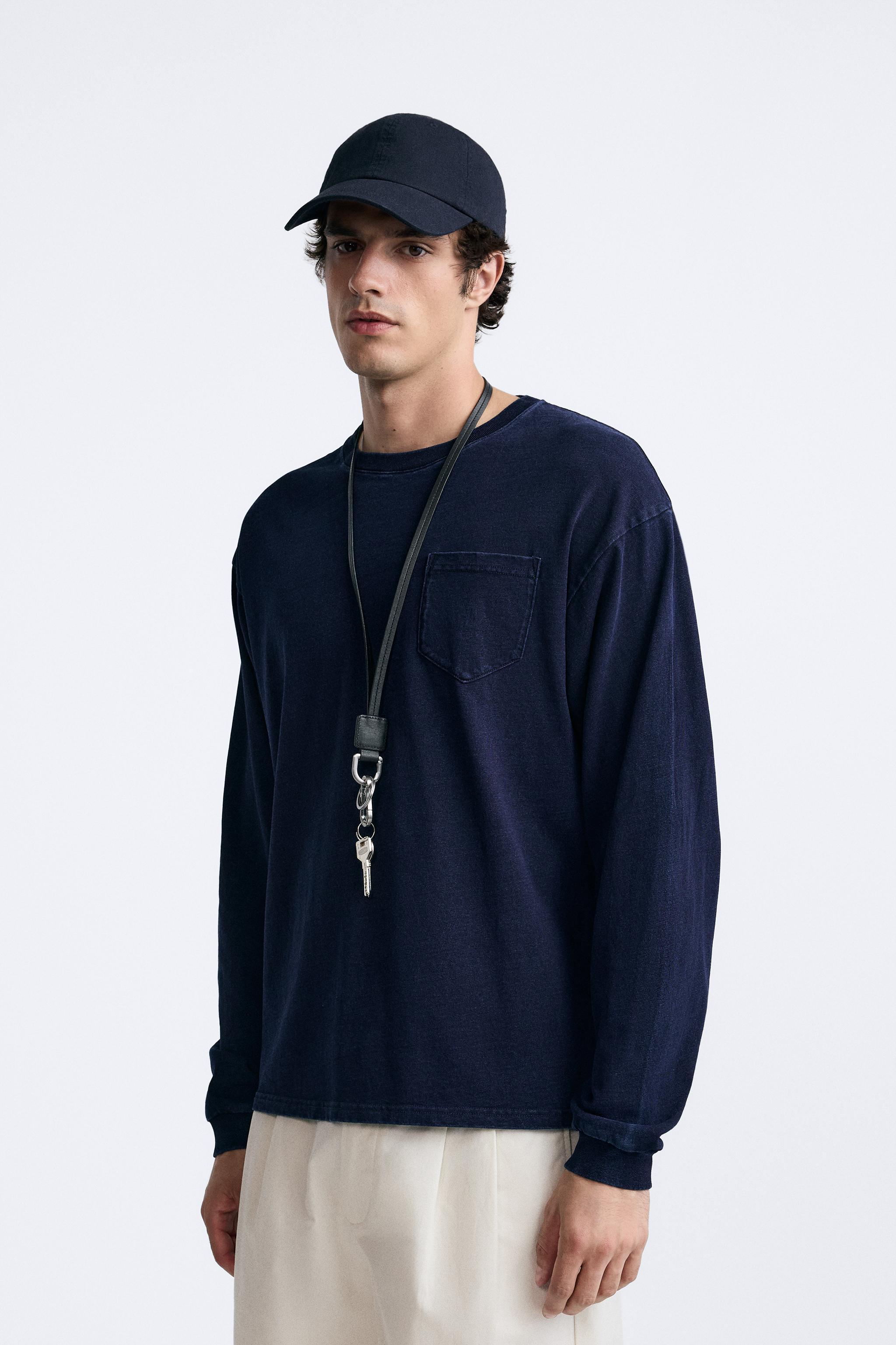 INDIGO COTTON T-SHIRT Product Image