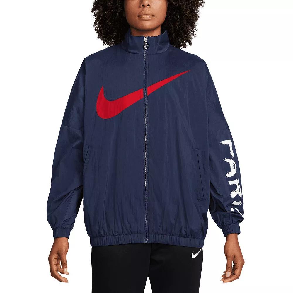 Womens Nike Navy Paris Saint-Germain Essential Windrunner Full-Zip Jacket Psg Blue Product Image
