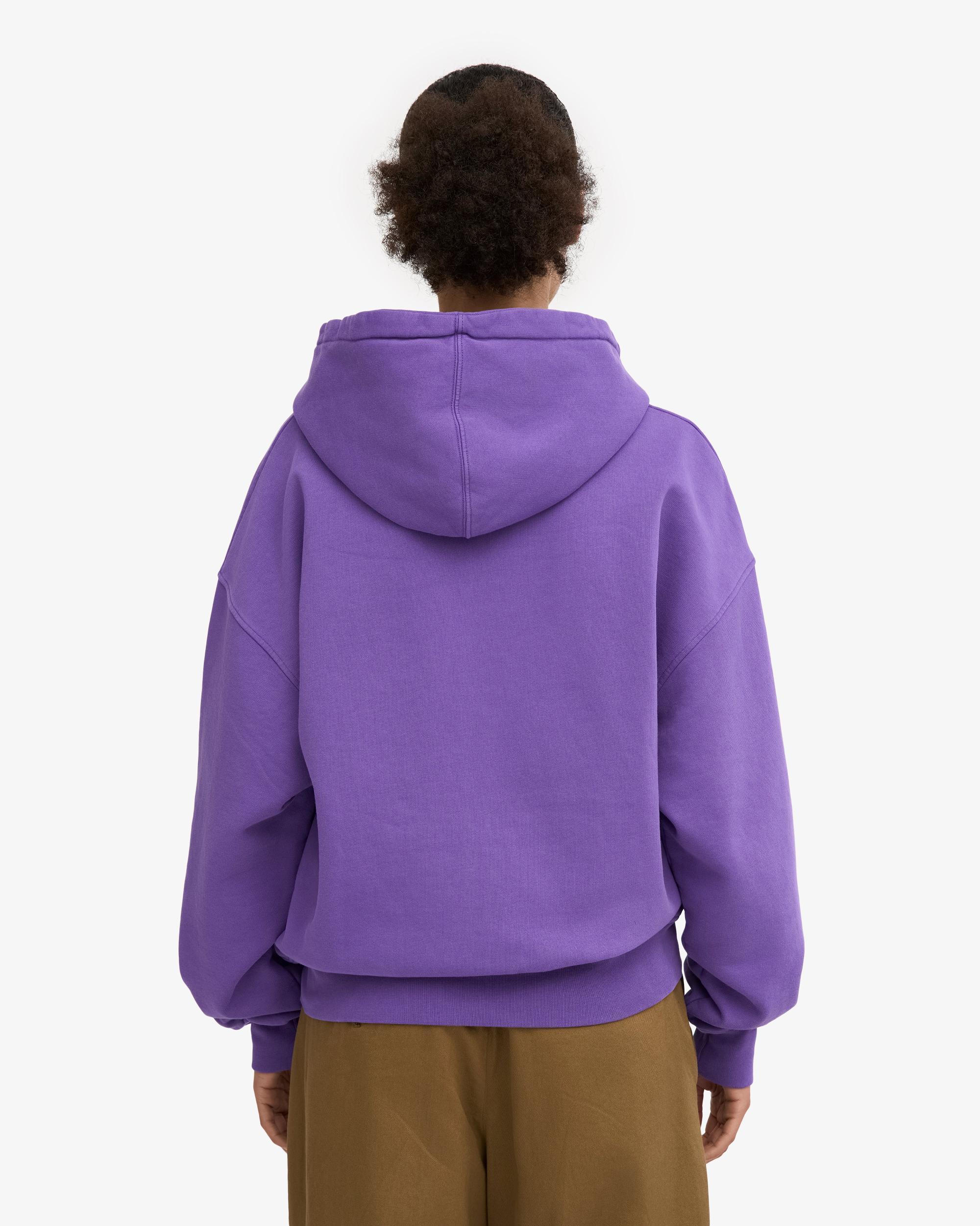 Organic Oversized Zip Hood - Dusty Olive Product Image