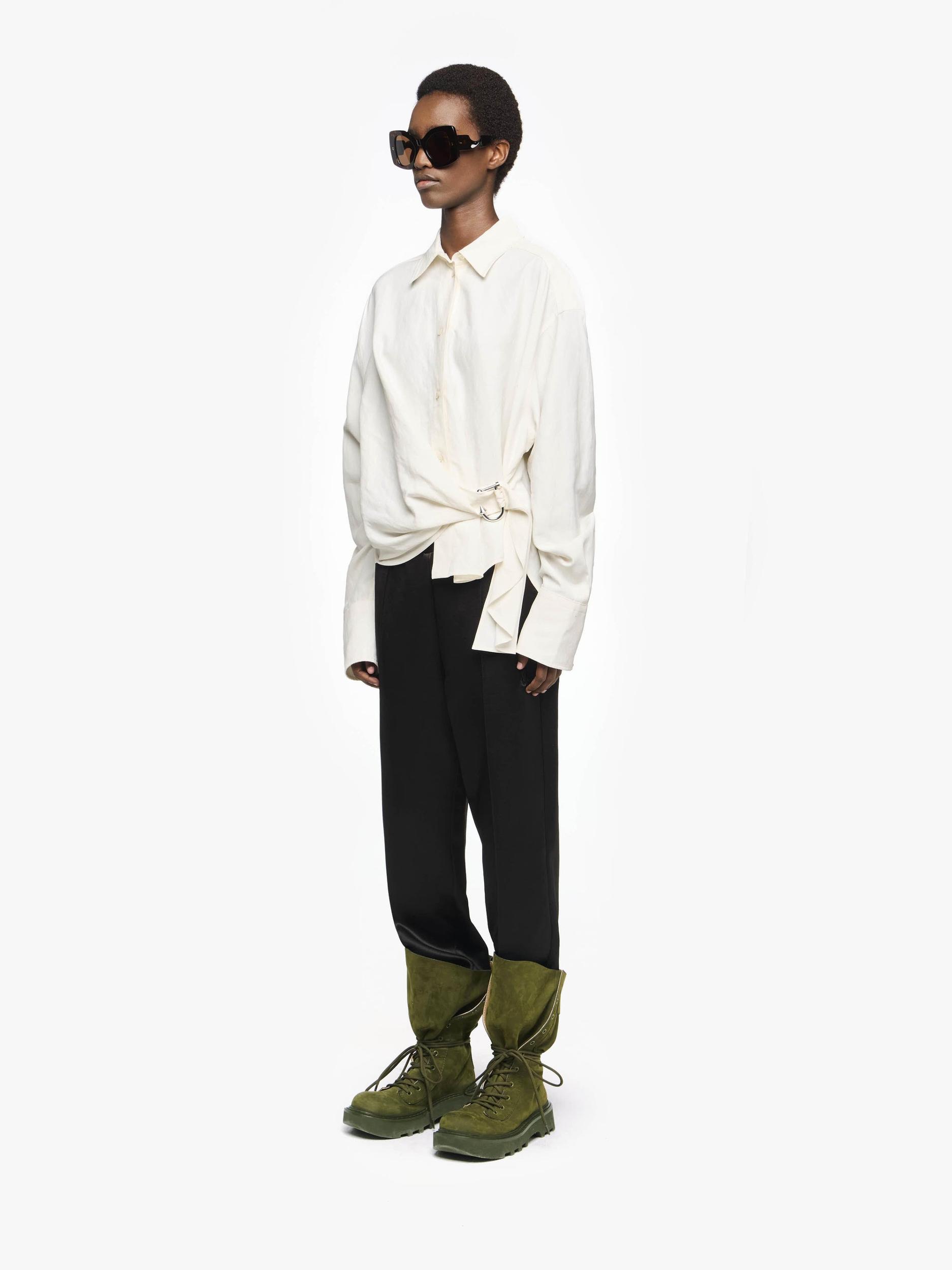 DRAPED TWISTED SHIRT Product Image