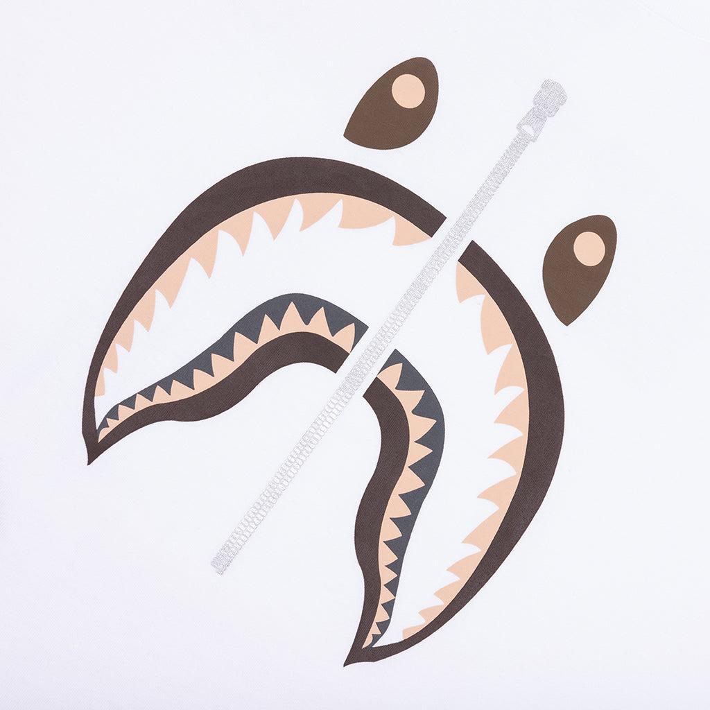 Shark Tee #2 - White Male Product Image