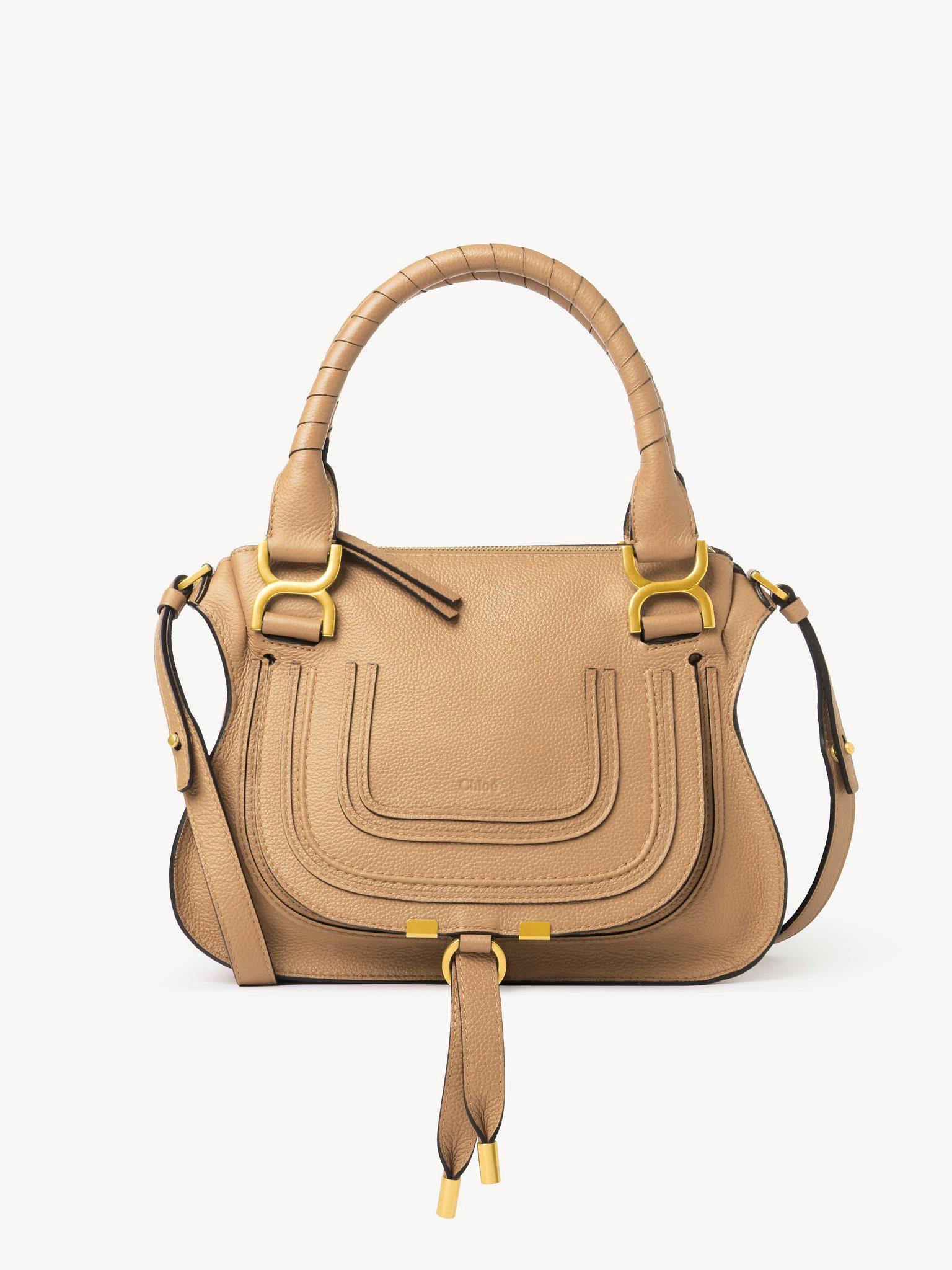 Small Marcie bag in grained leather Product Image