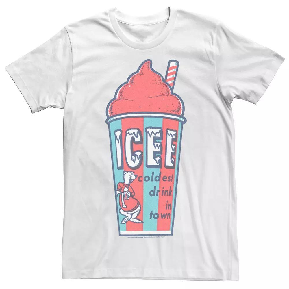 Men's Icee Vintage Cup Portrait Tee, Size: Medium, White Product Image