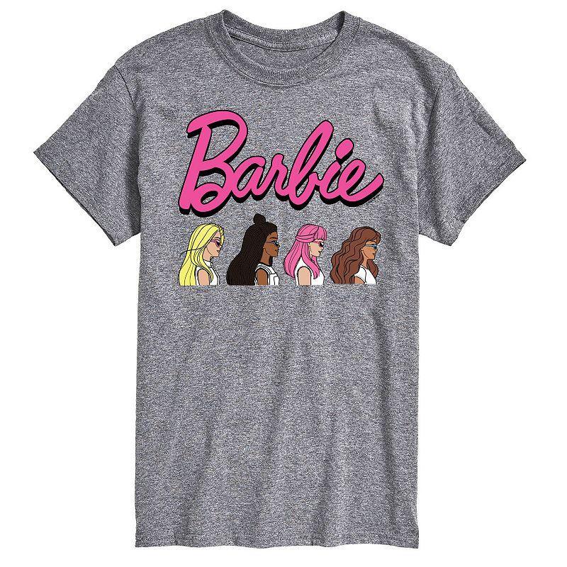 Big & Tall Barbie® Profiles Graphic Tee, Men's, Size: XL Tall, Gray Product Image