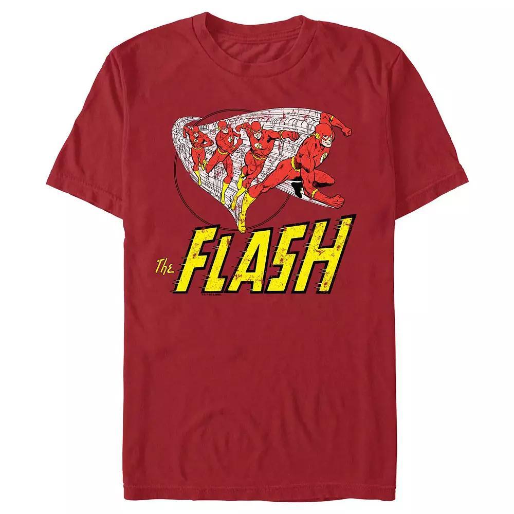 Men's The Flash Speedster Poster Graphic Tee, Size: XXL, Red Product Image