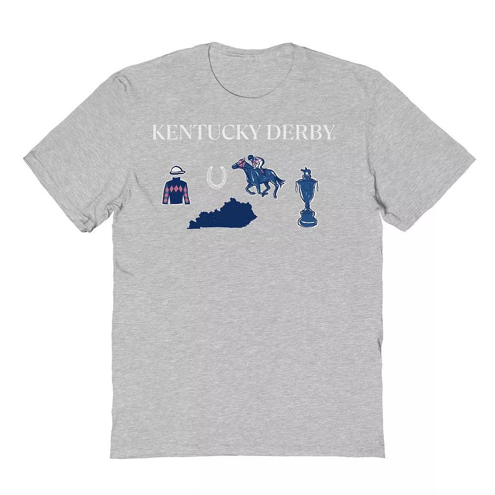 Men's Kentucky Derby Graphic T-Shirt, Size: Medium, Sport Gray Product Image