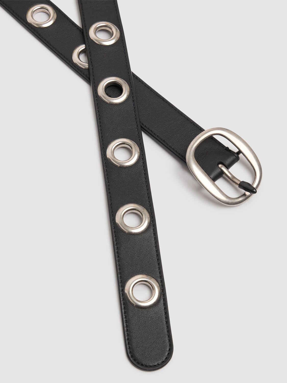 TOM FORD Soft Smooth Leather Belt In Black Product Image