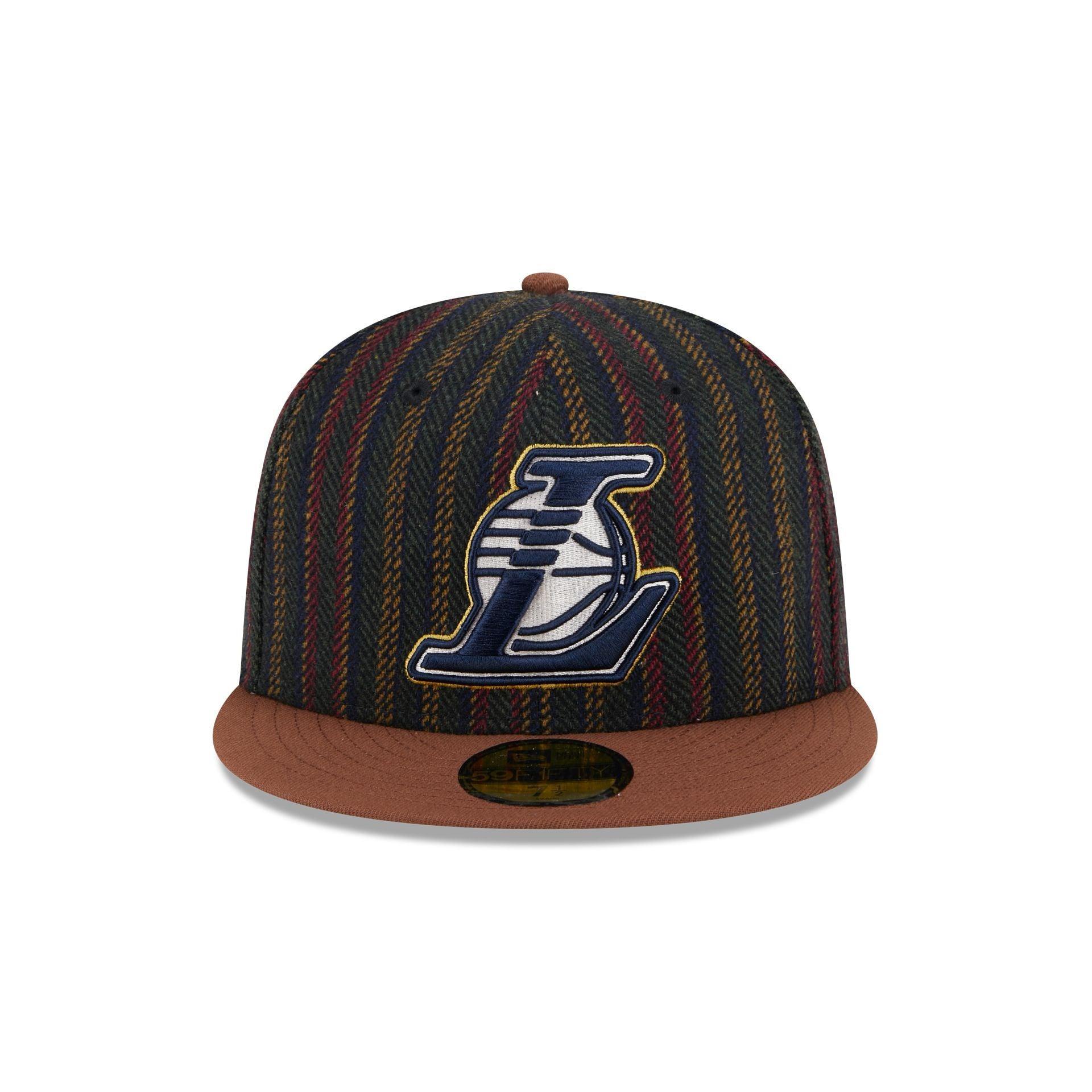 Los Angeles Lakers Vintage Herringbone 59FIFTY Fitted Hat Male Product Image