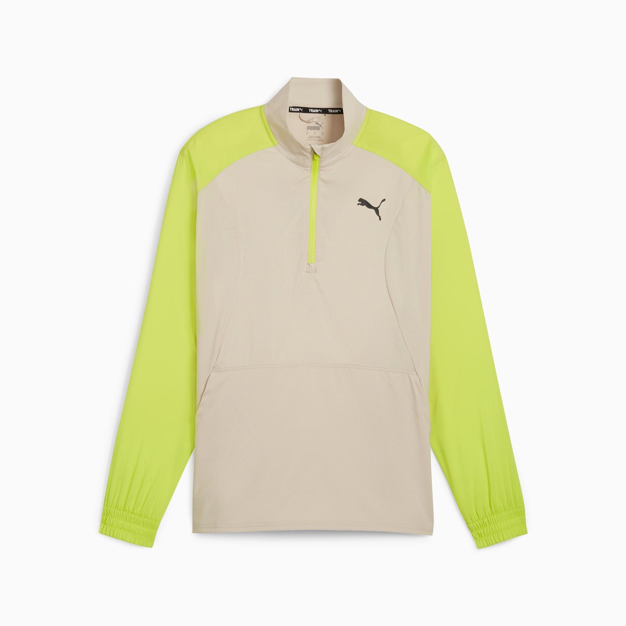 PUMA Fit Woven Men's Quarter Zip Sweater Product Image