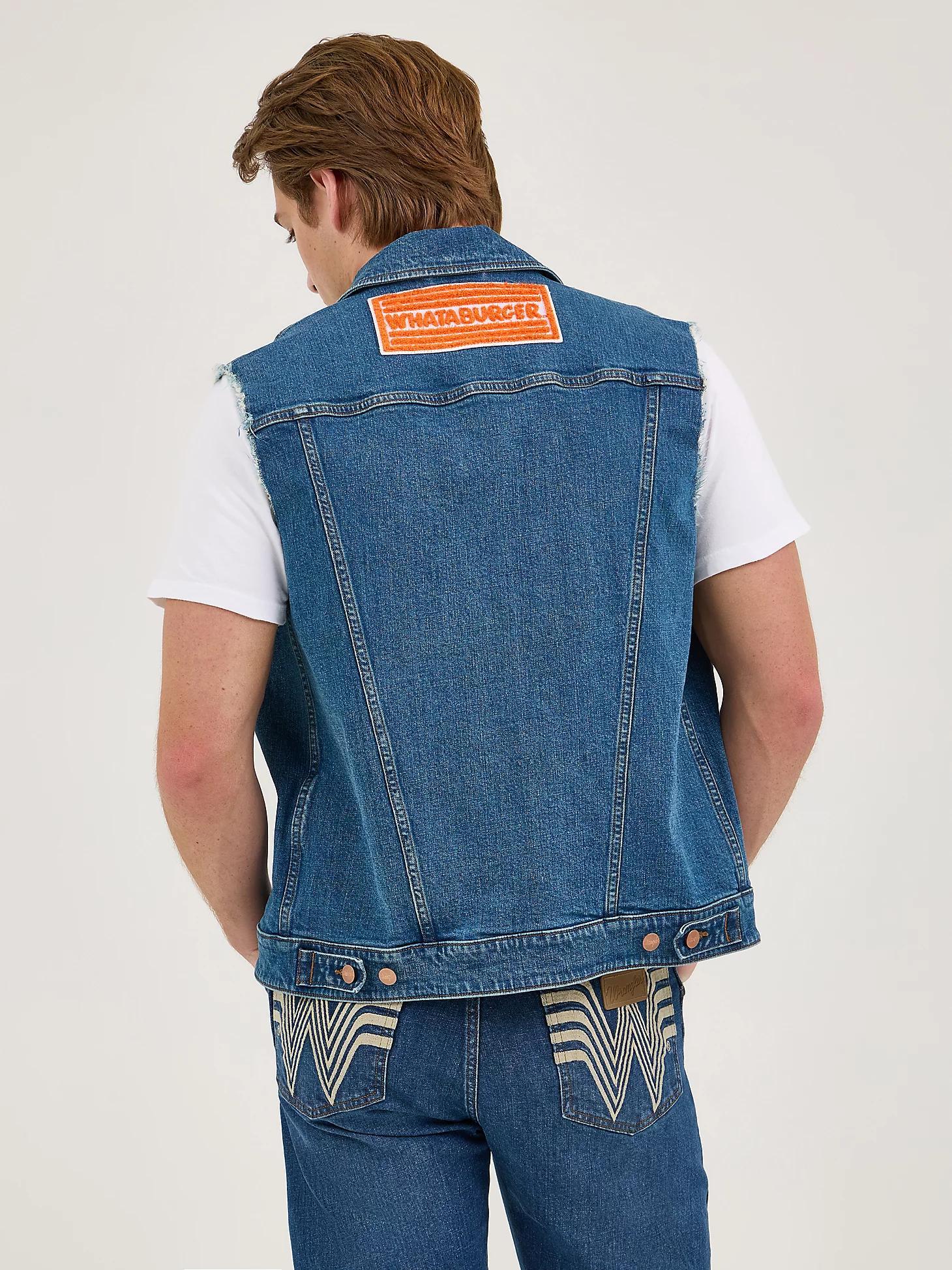 Wrangler x Whataburger Men's Cut-Off Vest | Men's JACKETS & OUTERWEAR | Wrangler® Product Image