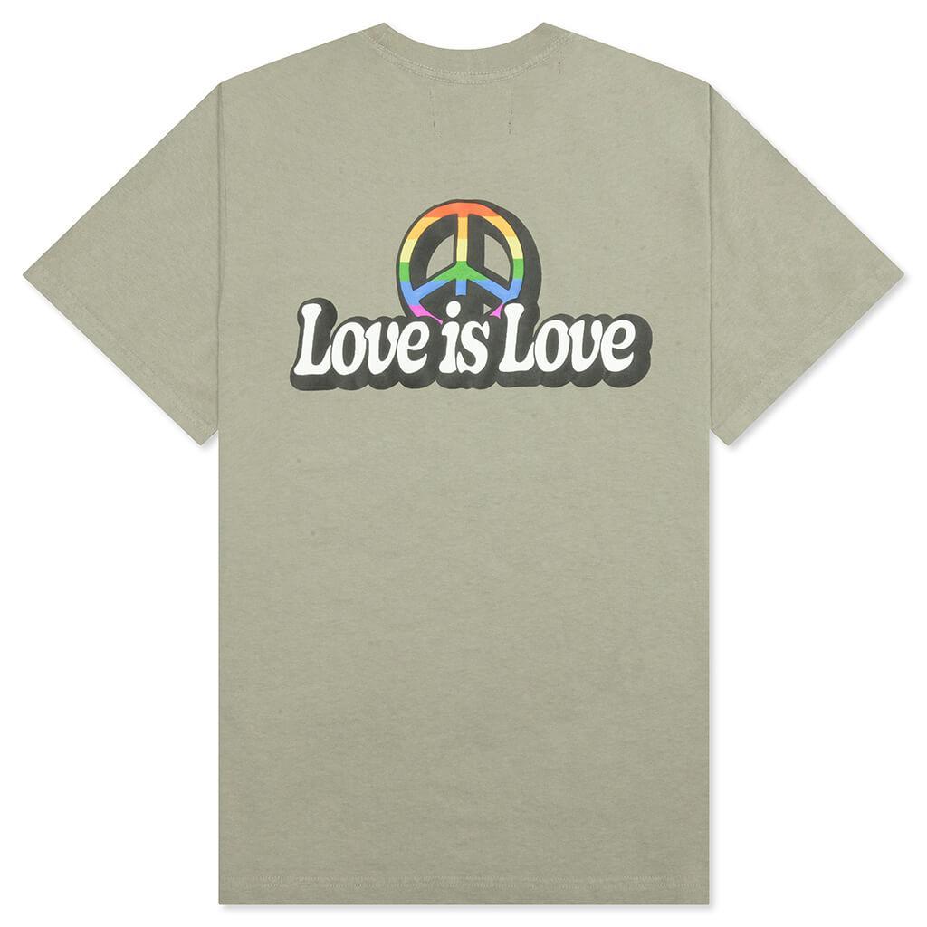 Love is Love Tee - Oil Green Male Product Image