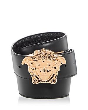 Versace Mens Medusa Buckle Leather Belt Product Image