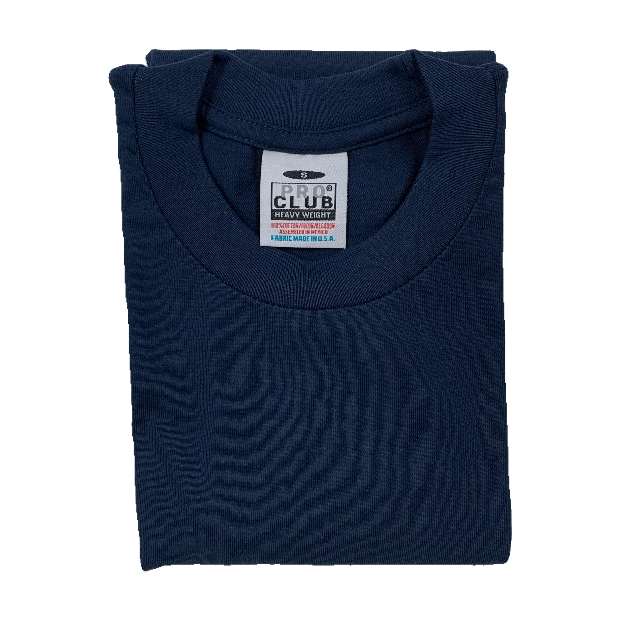 Pro Club Men's Heavyweight Cotton Short Sleeve Crew Neck T-Shirt Male Product Image