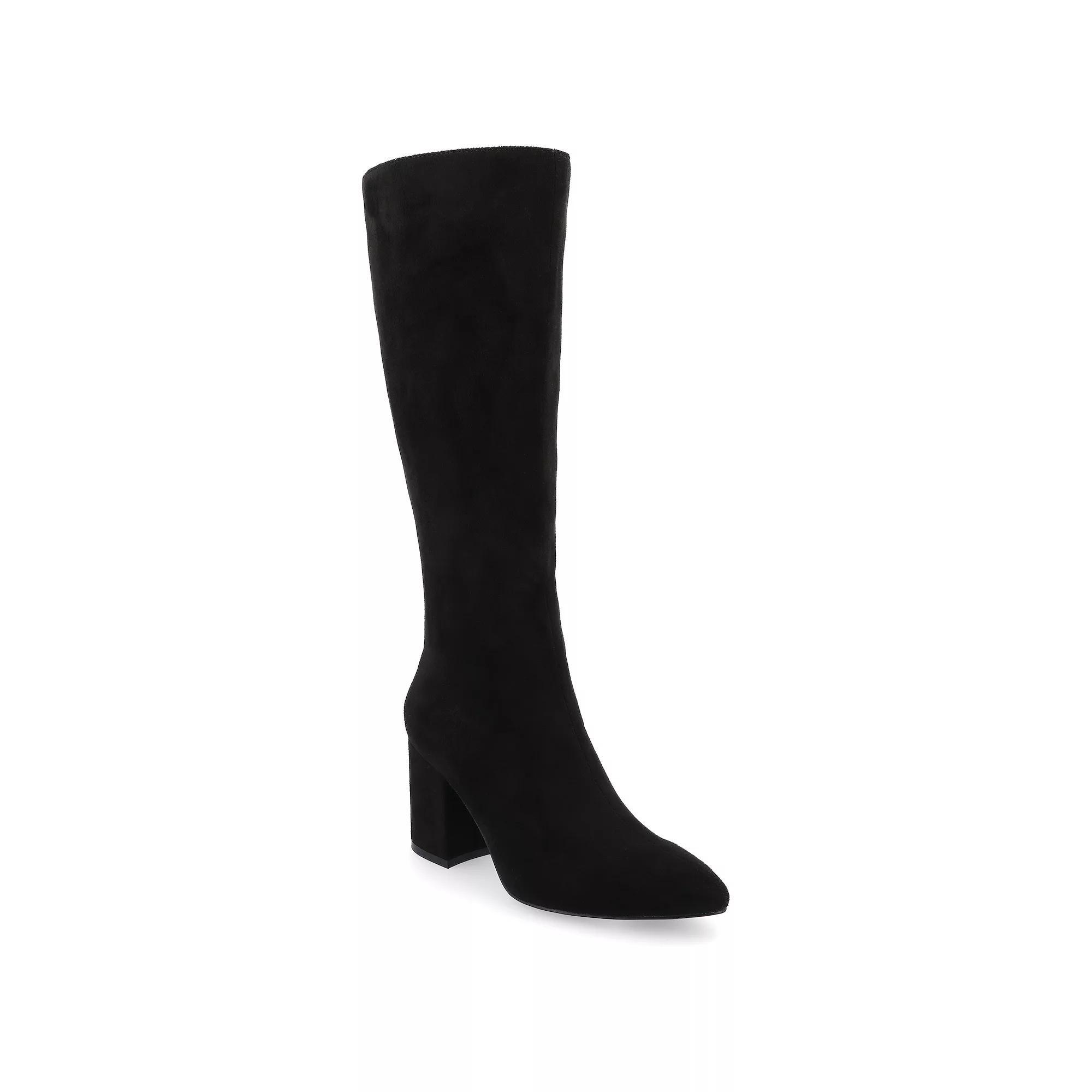 Journee Tru Comfort Foam™ Women's Ameylia Knee High Boots, Size: 9.5, Black Product Image