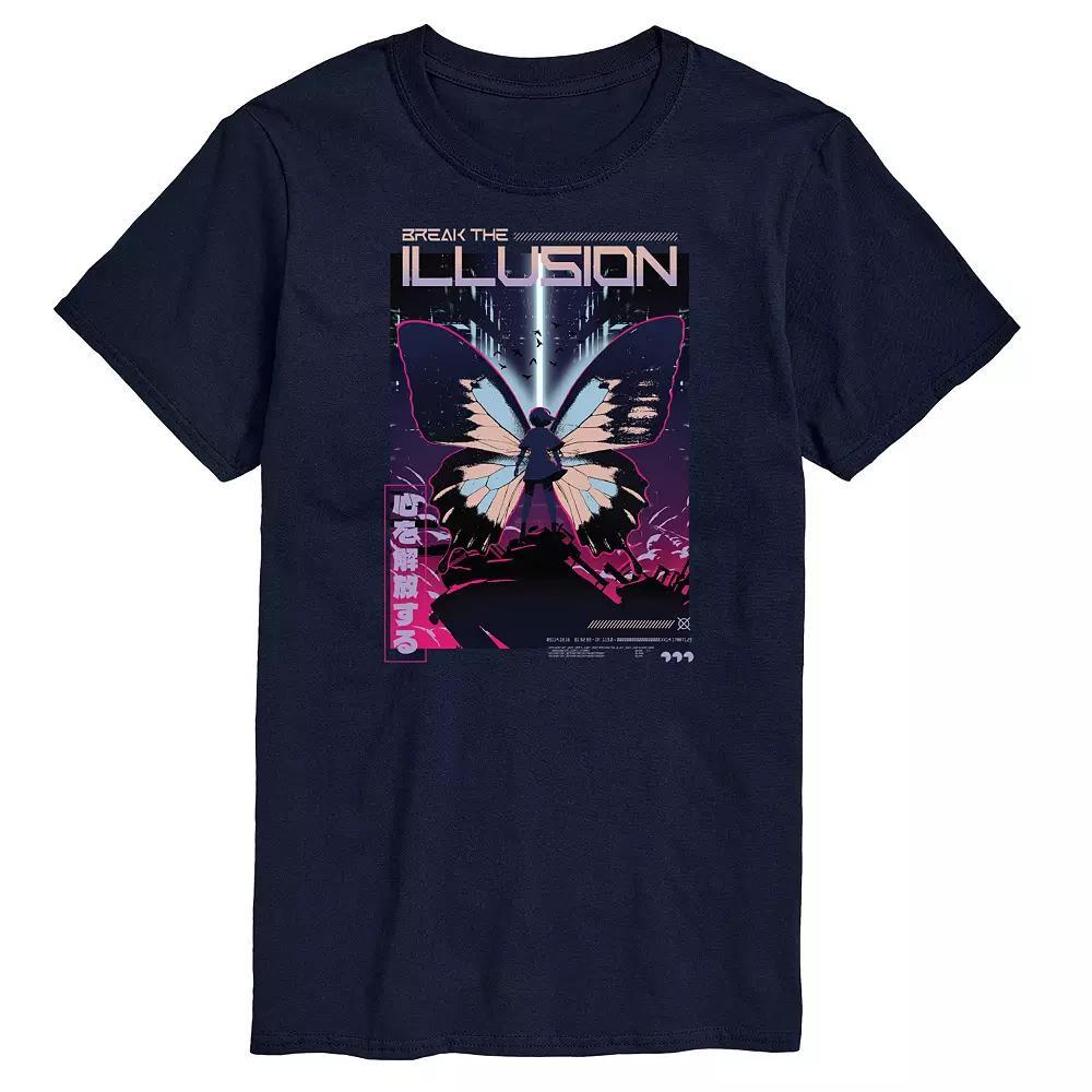 Big & Tall Barbie™ The Movie Mattel Barbie Burst Graphic Tee, Men's, Size: XXL Tall, Blue Product Image