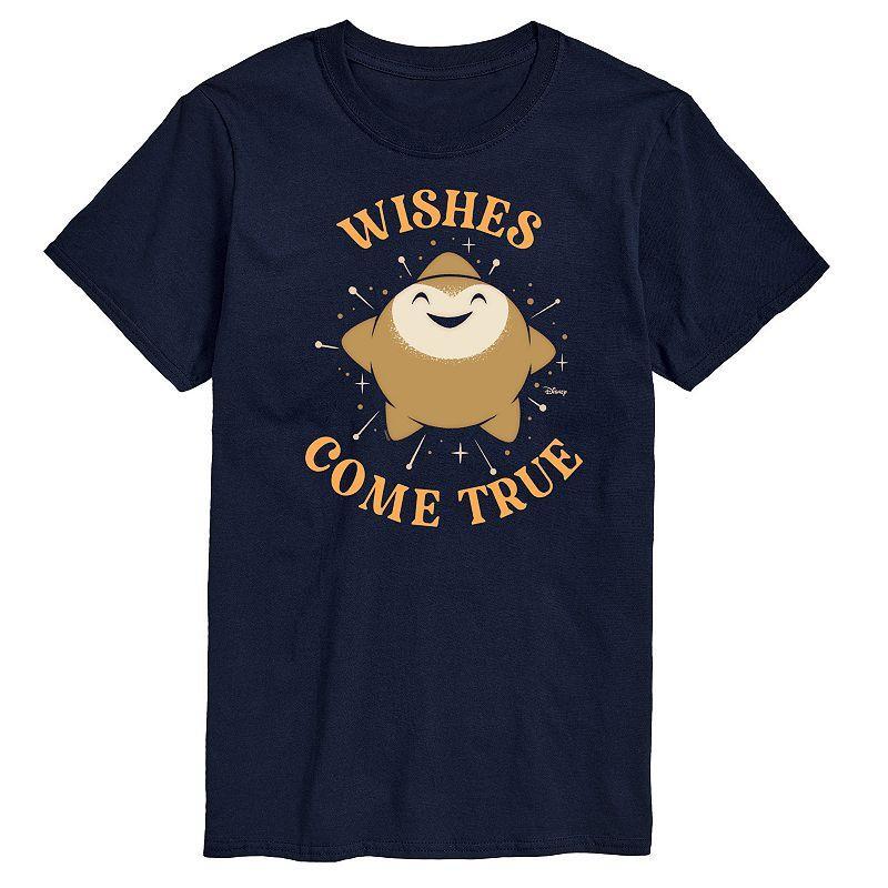 Disneys Wish Star Mens Wishes Come True Graphic Tee Product Image