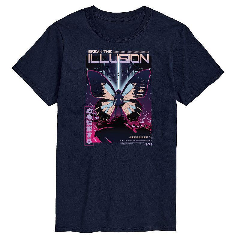 Big & Tall Barbie™ The Movie Mattel Barbie Burst Graphic Tee, Men's, Size: XXL Tall, Blue Product Image