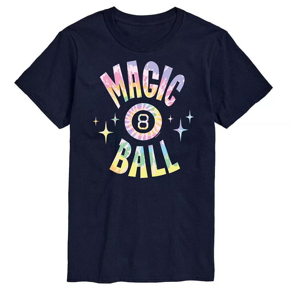 Big & Tall Magic 8 Ball Tie Dye Graphic Tee, Mens Product Image