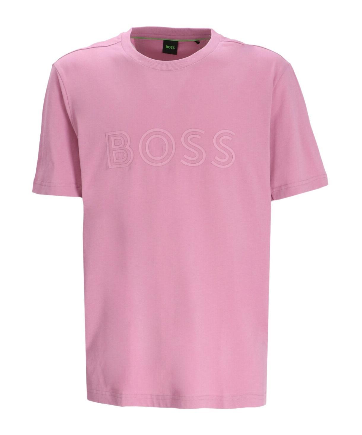 HUGO BOSS Short-sleeved T-shirt In Pink Product Image