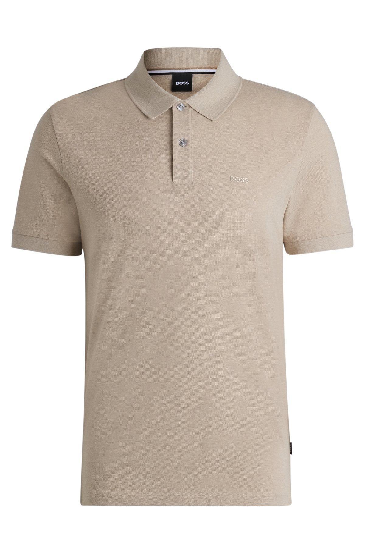 Pallas polo shirt in cotton piqué with logo details Product Image