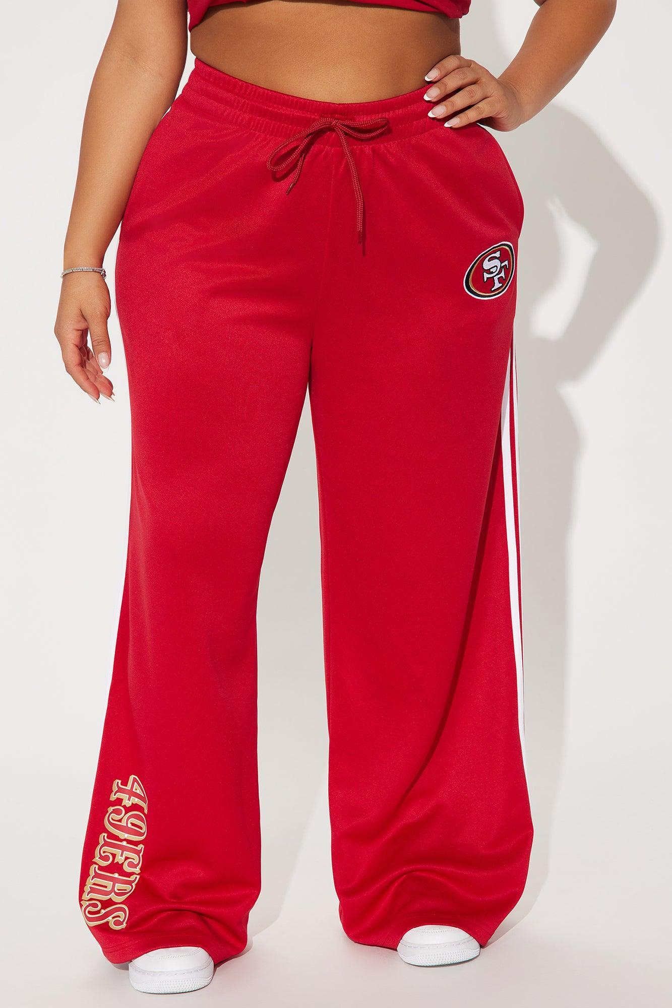 Niner Nation Wide Leg Pant - Red Female Product Image
