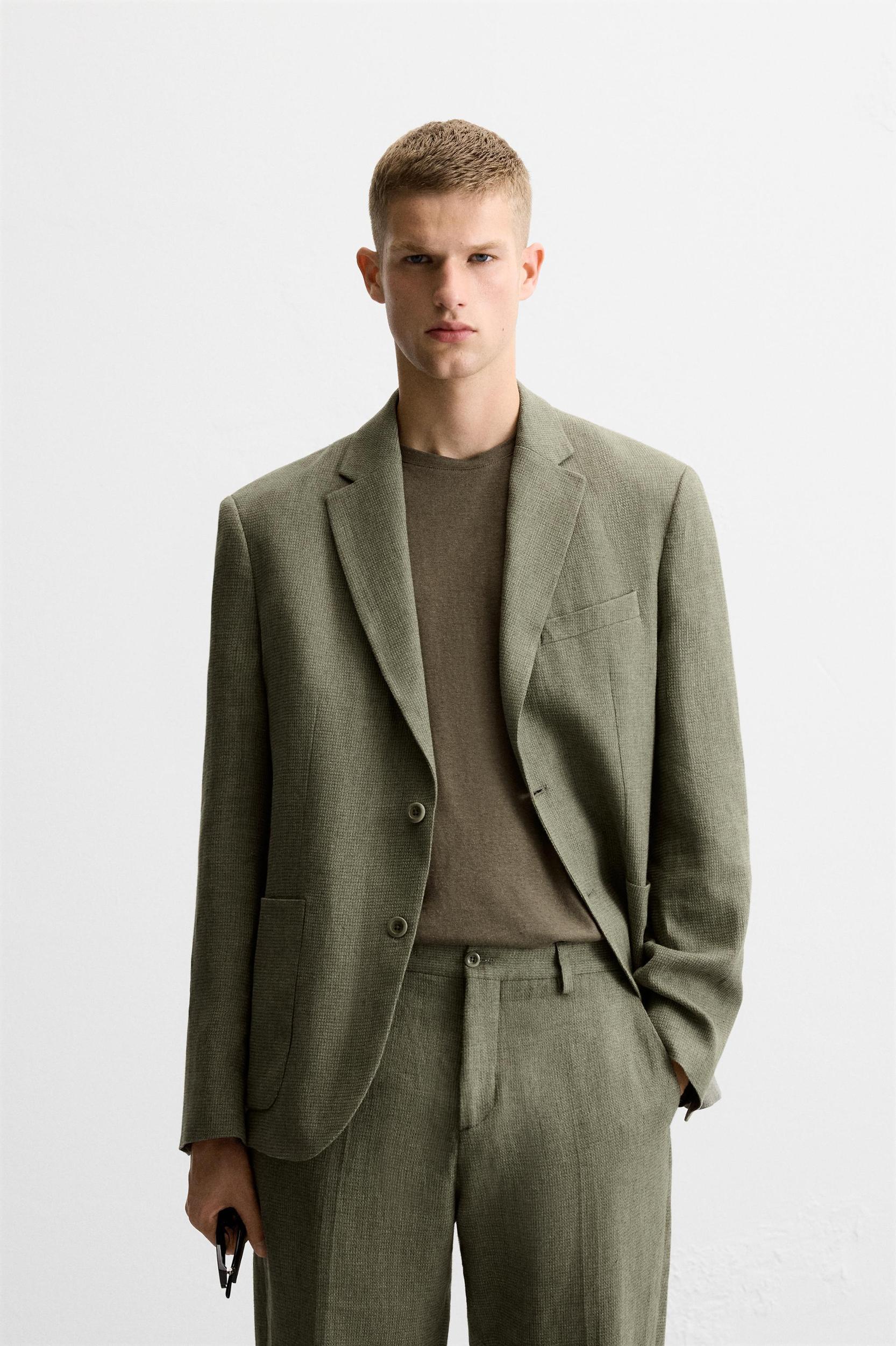 COTTON - LINEN SUIT JACKET Product Image