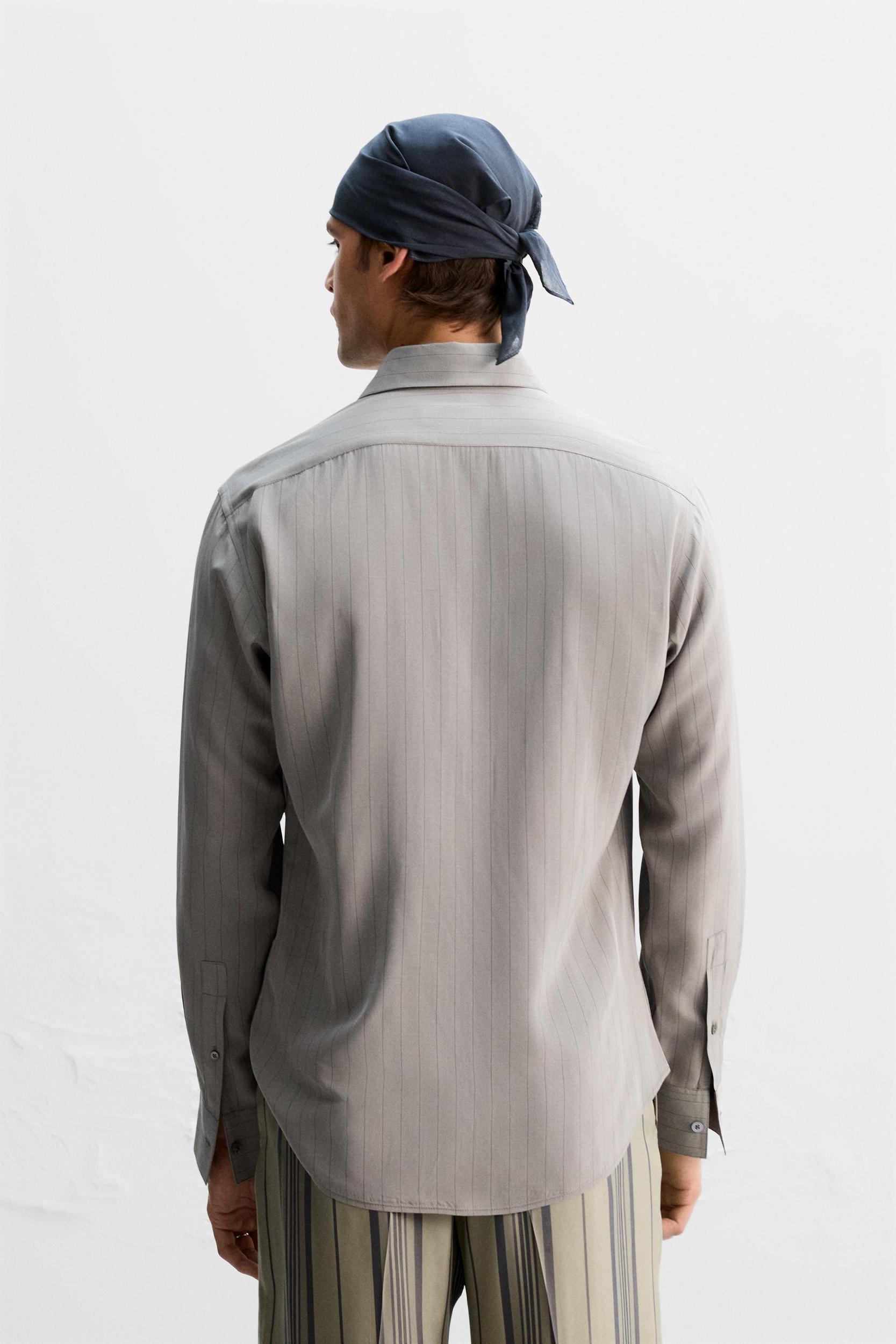 LIMITED EDITION VISCOSE STRIPE SHIRT Product Image