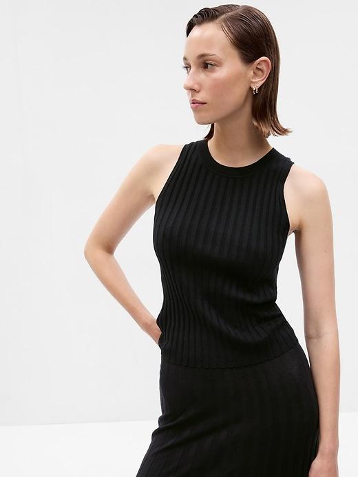 Rib Sweater Tank Top Product Image
