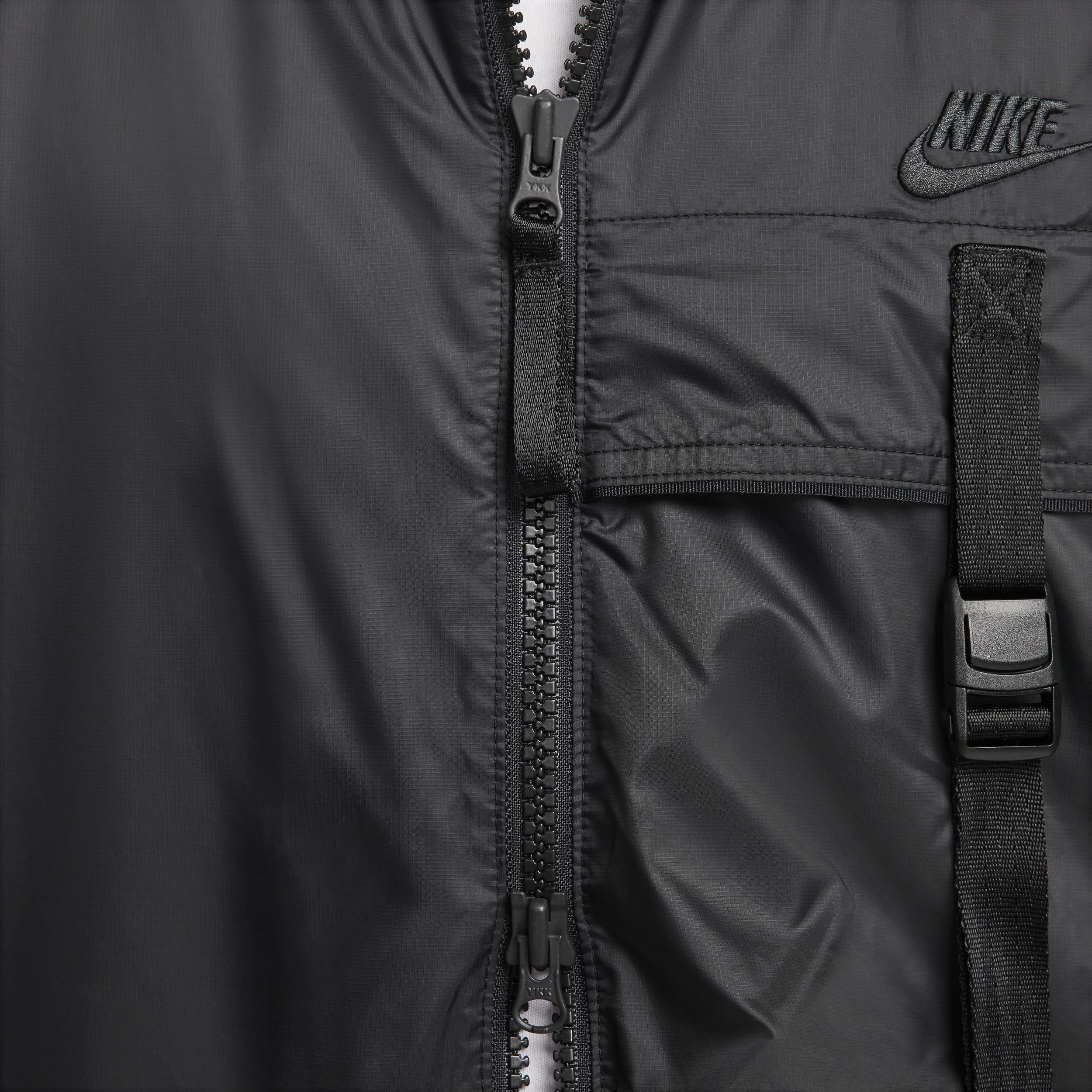 Nike Mens Tech N24 PKBL Woven Lined Jacket - Black/Black Product Image