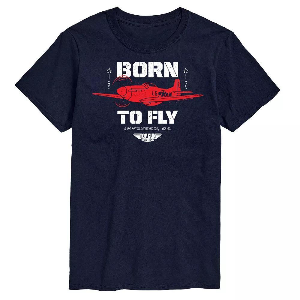 Big & Tall Top Gun Maverick Born To Fly, Mens Product Image
