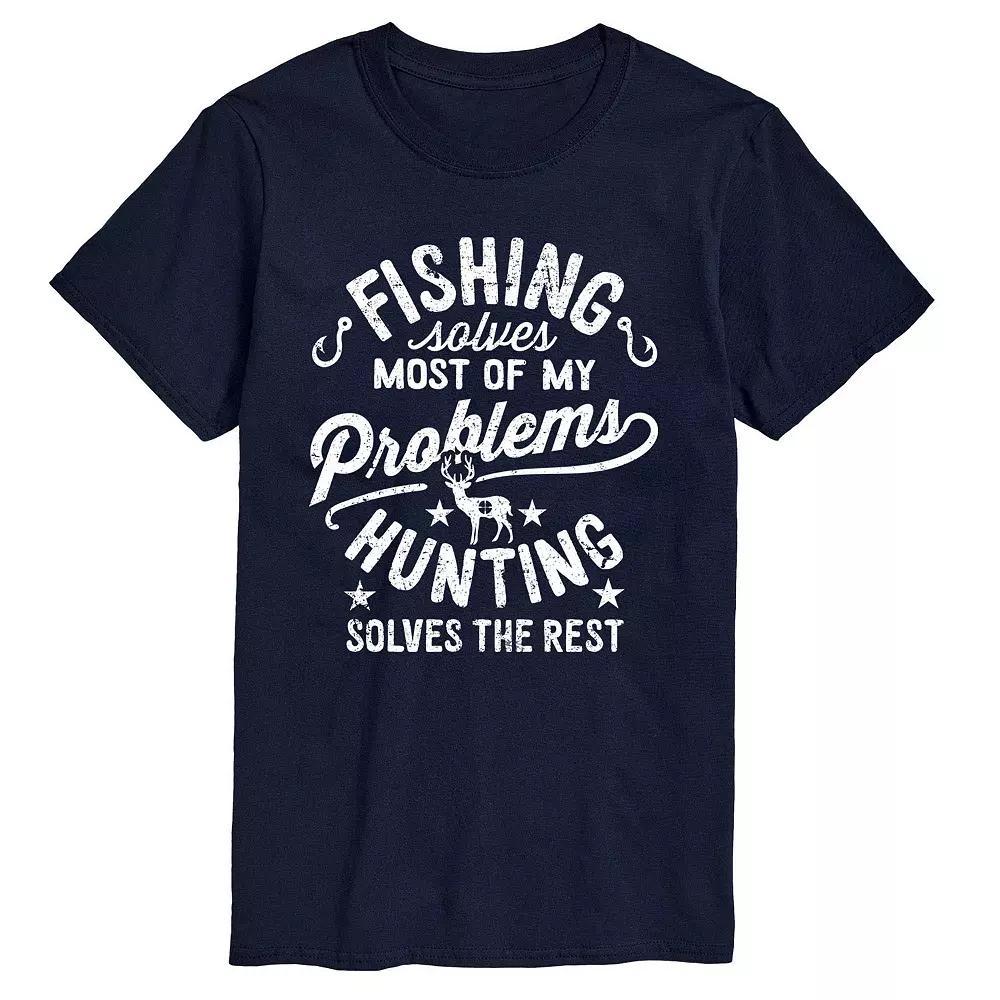 Mens Fishing Solves My Problems Tee Product Image