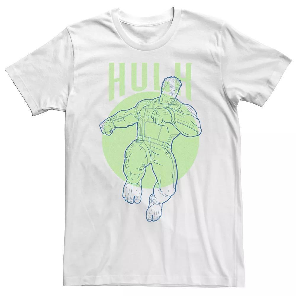 Men's Avengers Hulk Simplicity Tee, Size: Small, White Product Image