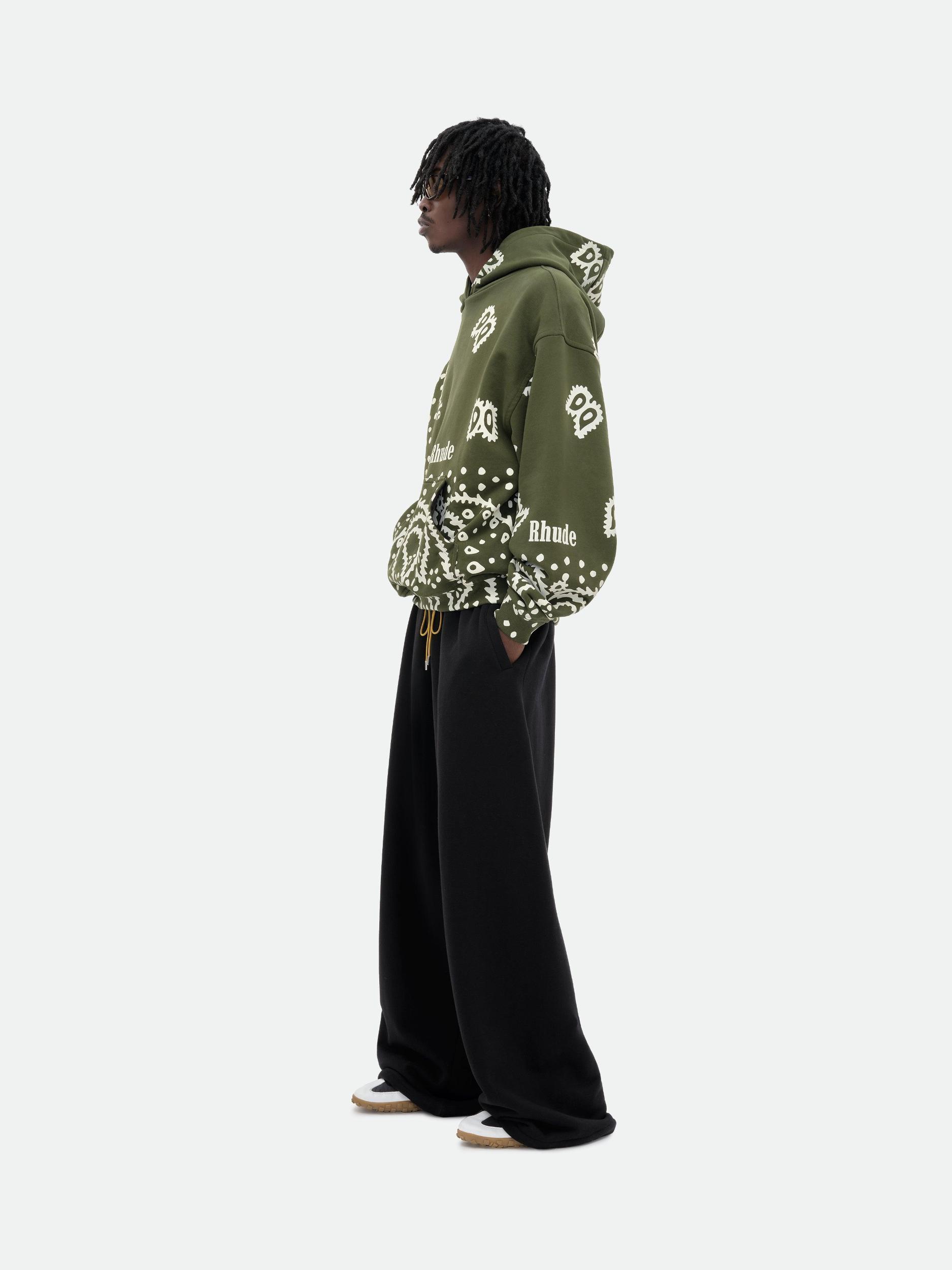 BANDANA PRINT HOODIE Male Product Image