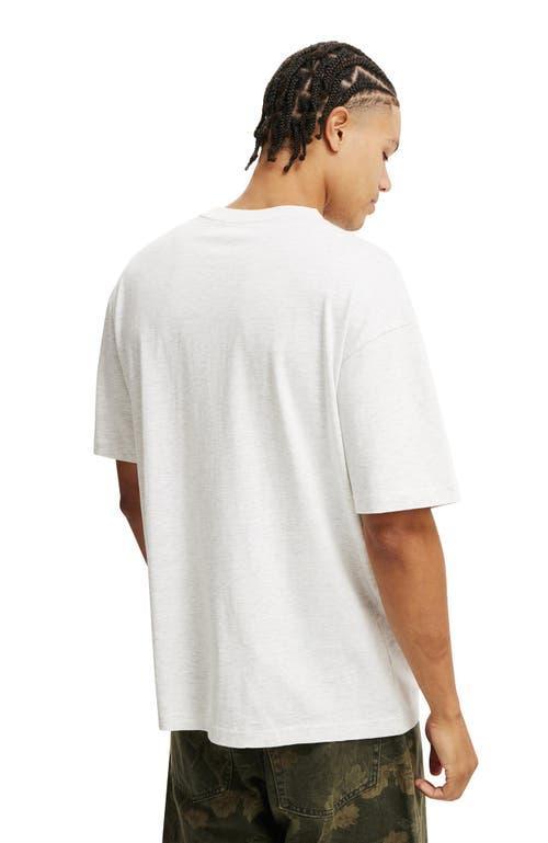 Cotton On Men's Organic Loose Fit T-Shirt in White Marle at Nordstrom, Size X-Small Product Image
