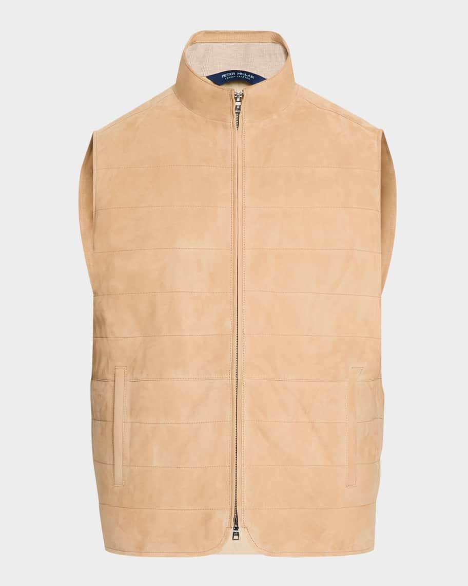 Mens Featherweight Suede Vest Product Image