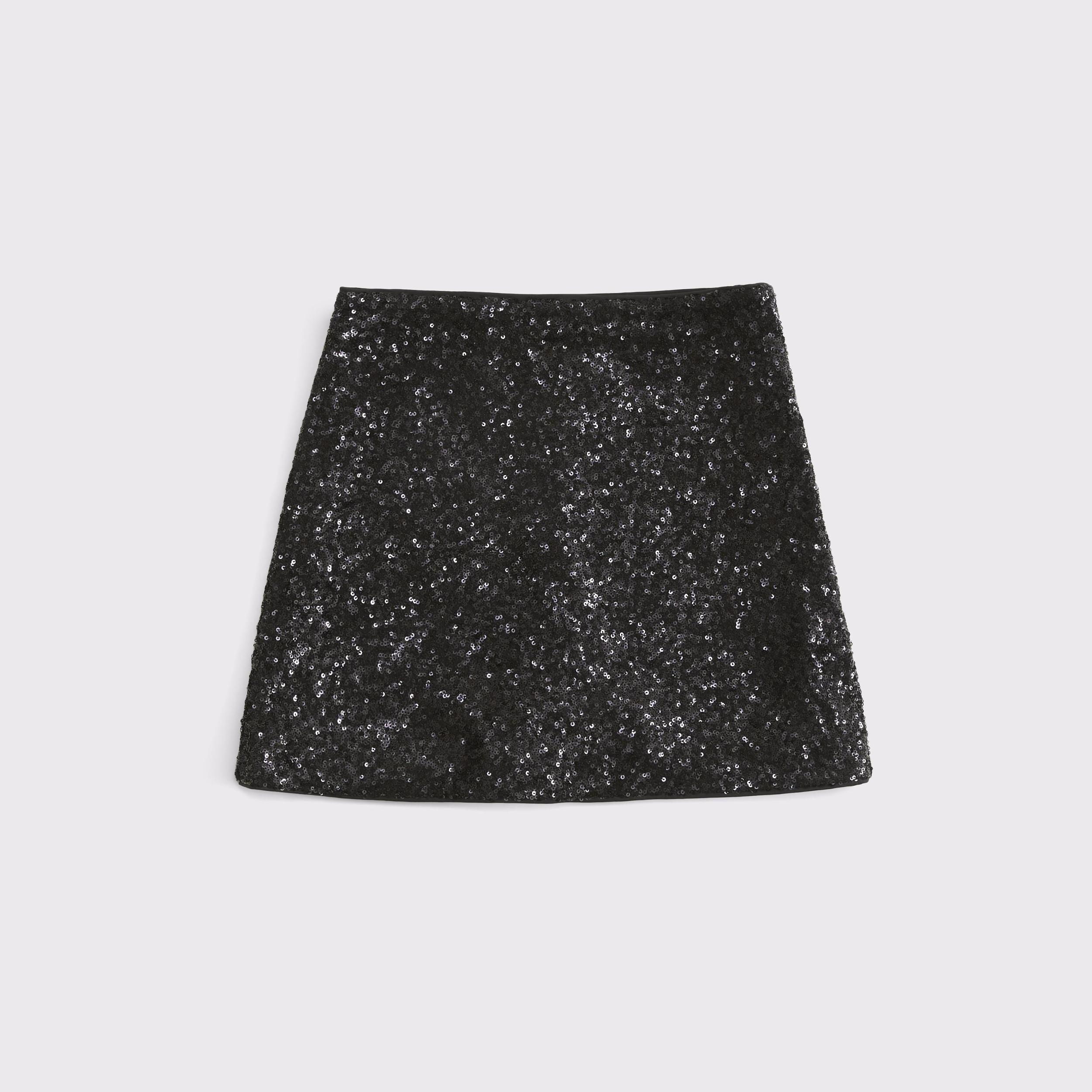The A&F Scarlett Vegan Leather Mini Skort Product Image