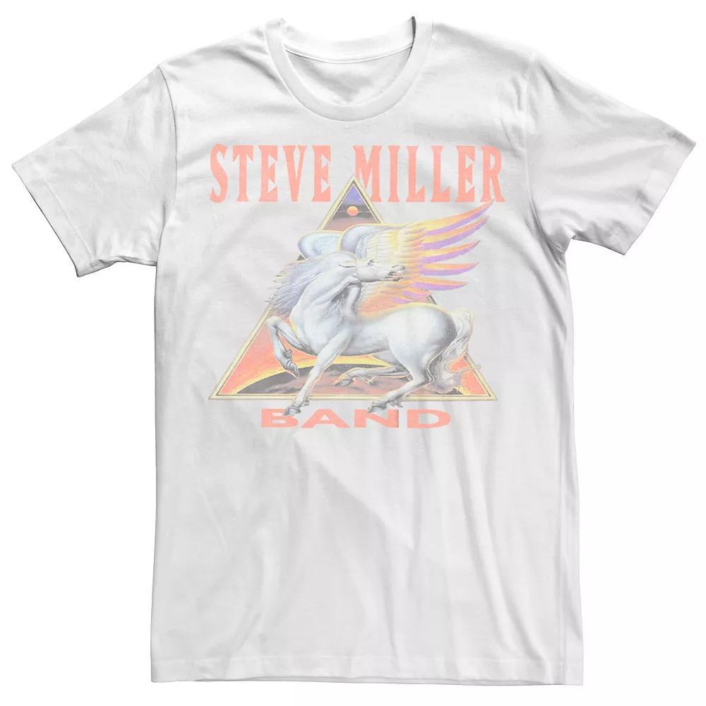 Men's Steve Miller Triangle Logo Tee, Size: Small, White Product Image