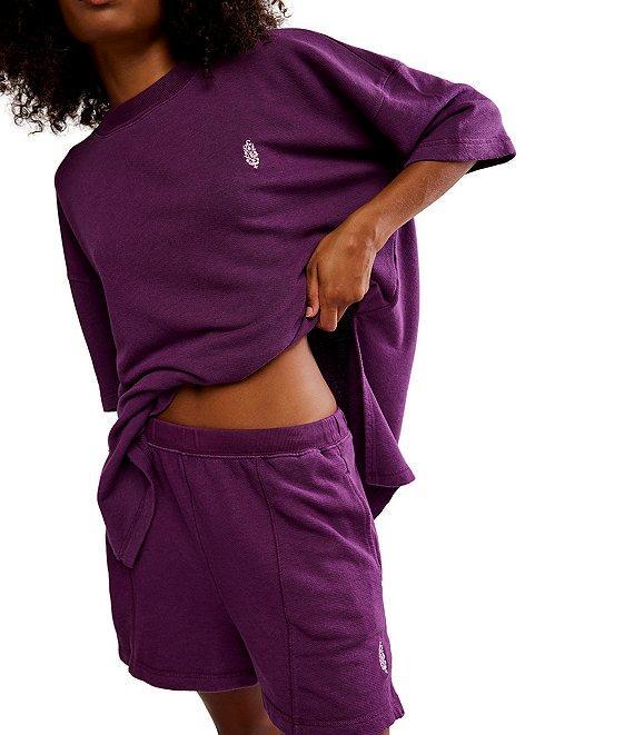 FP Movement Back Me Up Crew Neck Short Sleeves Oversize Short Set Product Image