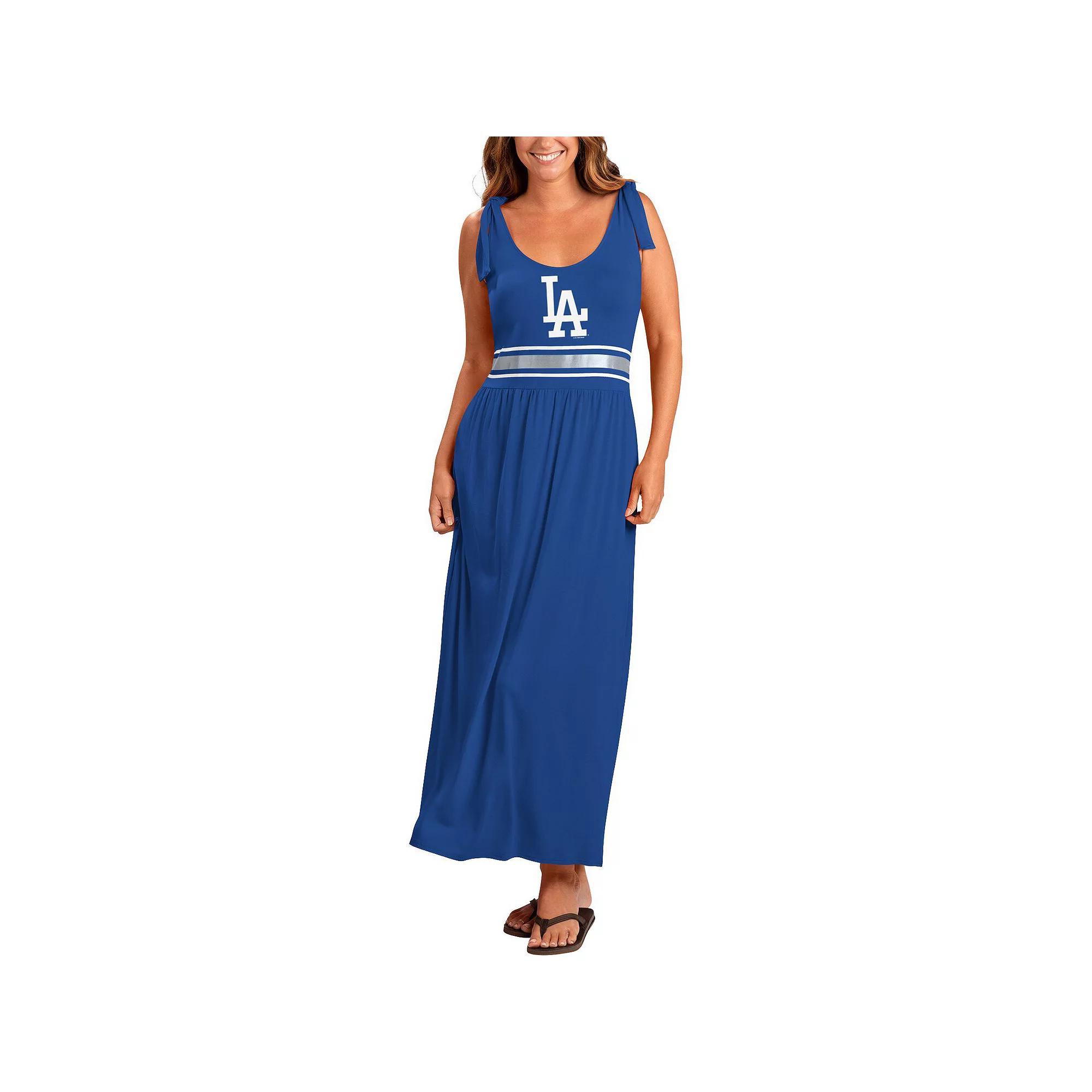 Women's G-III 4Her by Carl Banks Royal Los Angeles Dodgers Game Over Maxi Dress, Size: Large, Blue Product Image