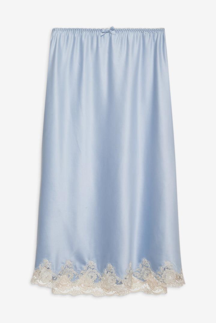 Sweetheart Midi Skirt — Blue Product Image