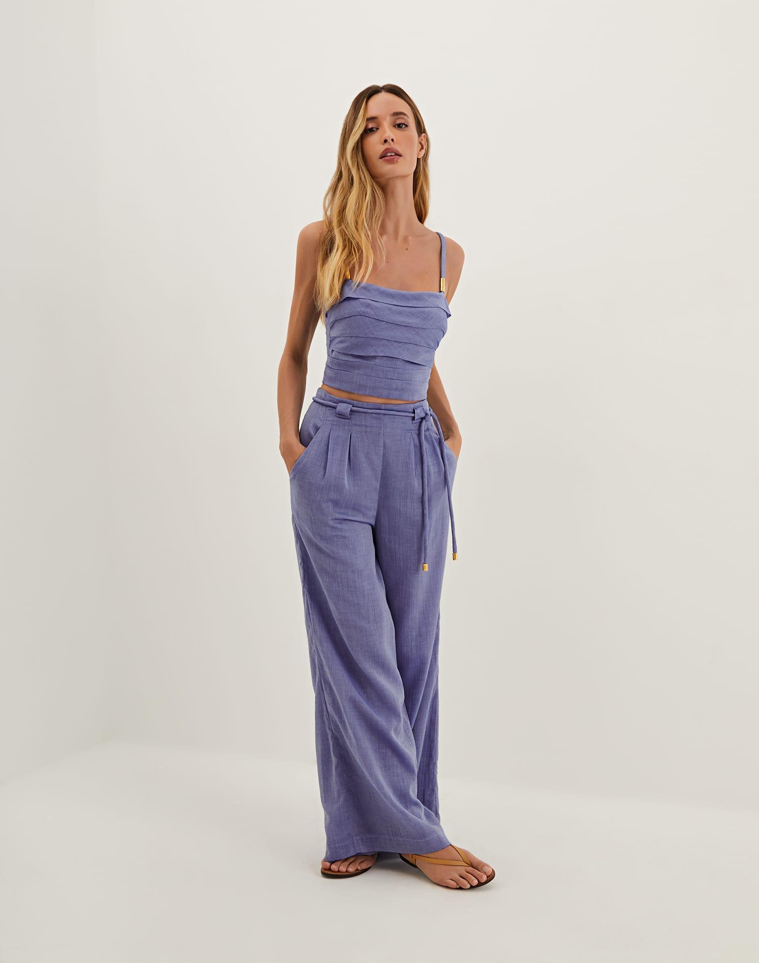 Cassia Top - Sapphire Product Image