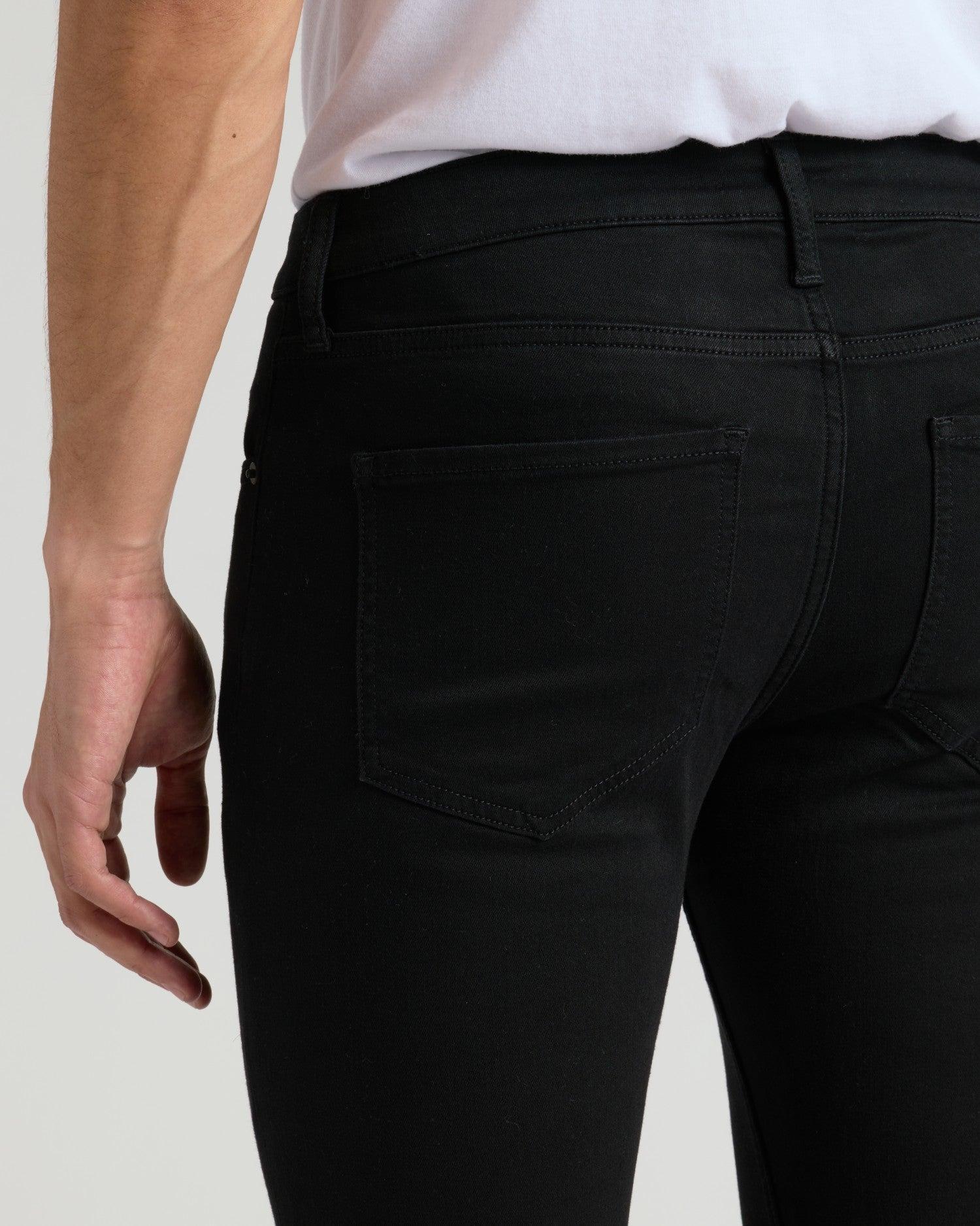 Black Wash Slim Comfort Stretch Jeans Product Image