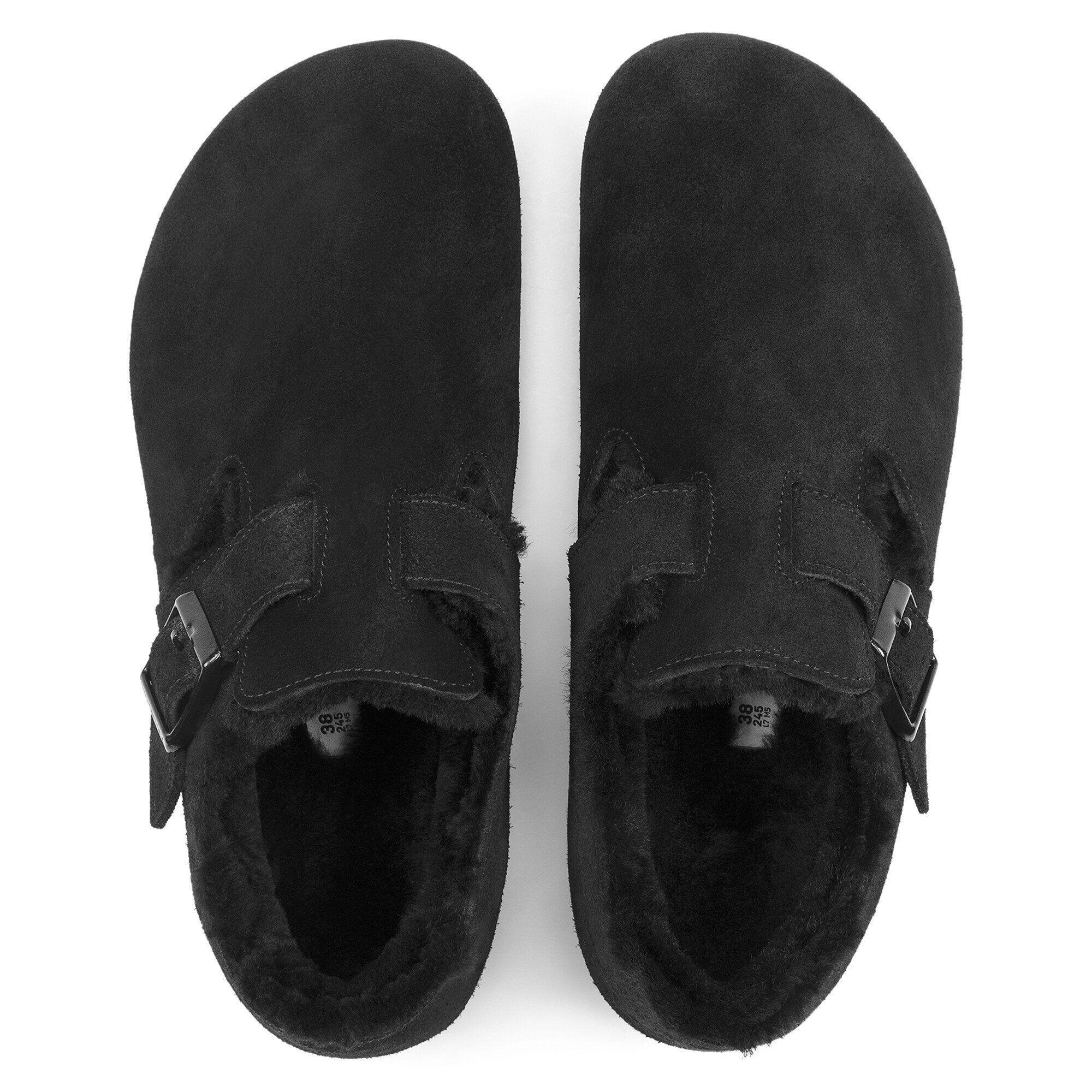 London Shearling Suede Leather Product Image