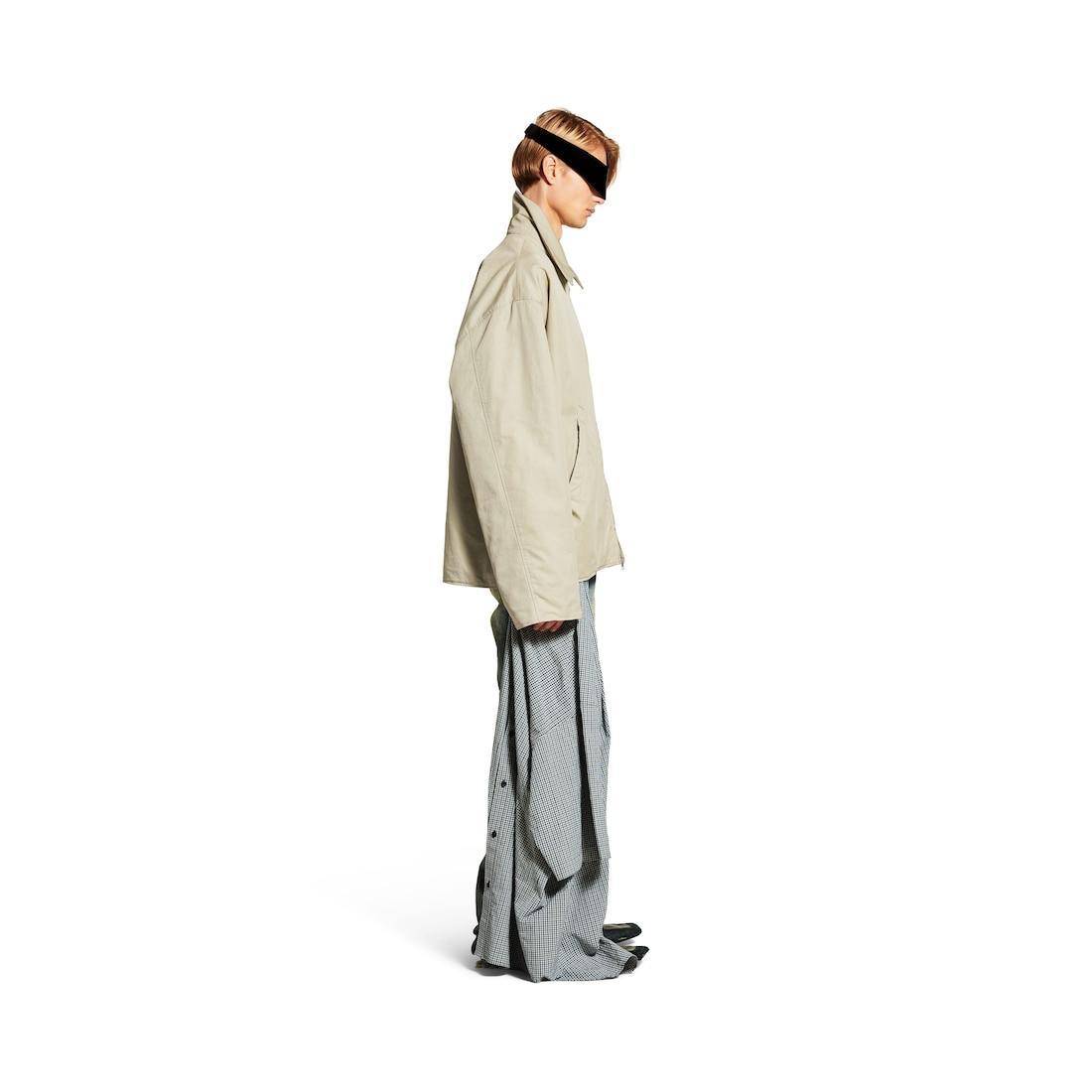 Men's Zip-up Jacket  in Military Beige Product Image