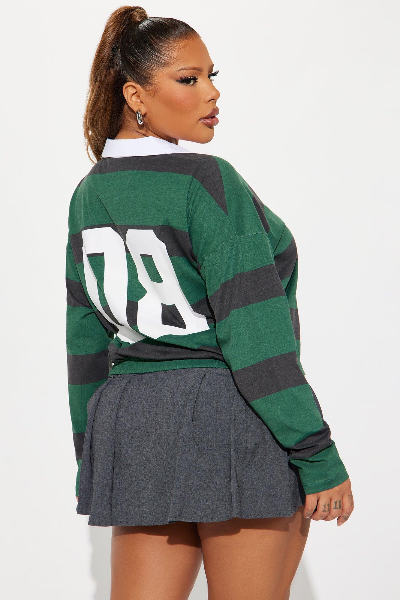 Athletics Club Polo Top - Green Product Image